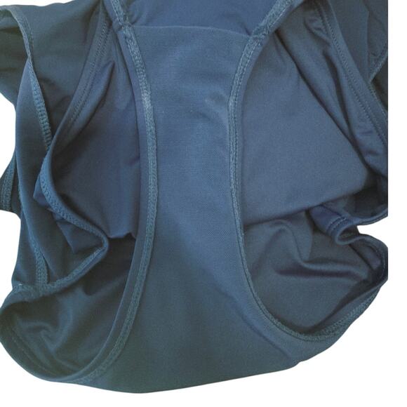 Niptuck Swim One Piece Navy Blue Summer Vacation Swim Suit 6 - Picture 3 of 5